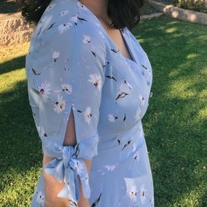 Aqua Flower dress